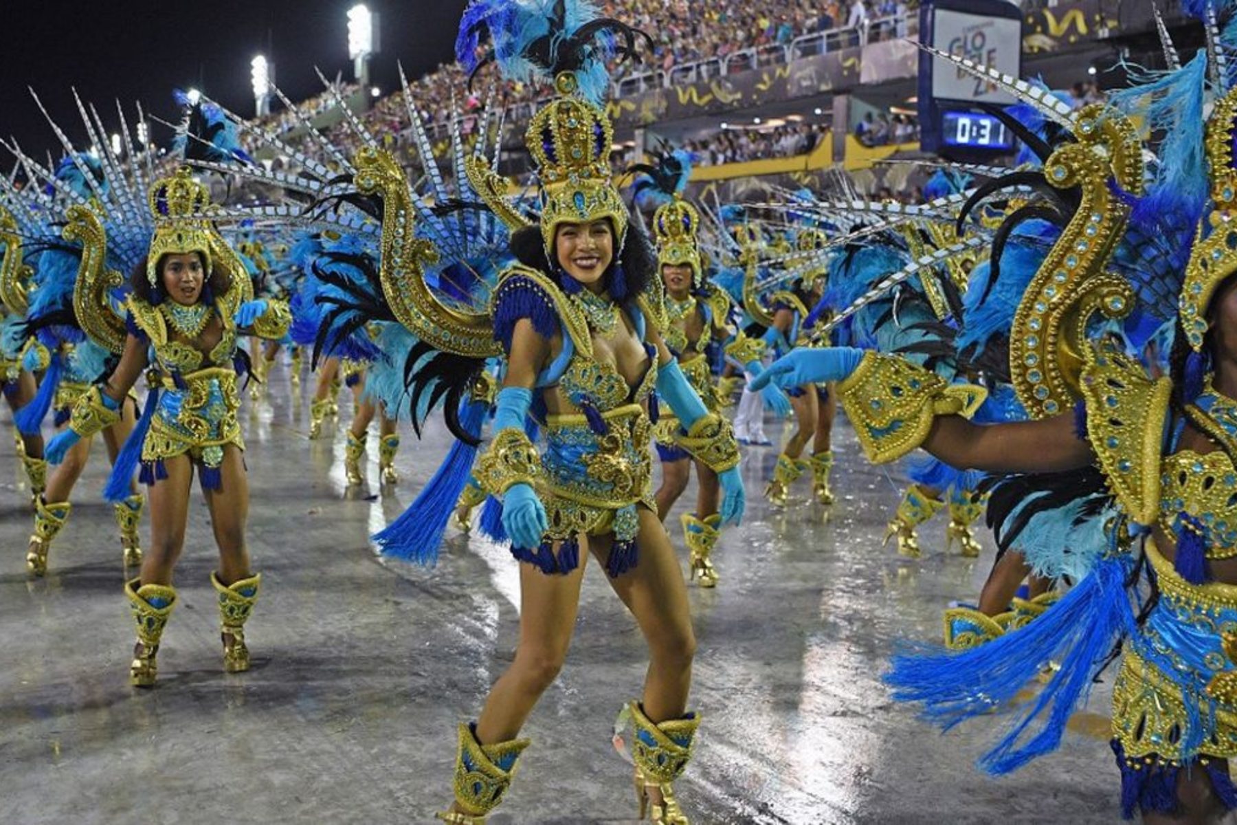 Video del sambódromo en el carnaval de río